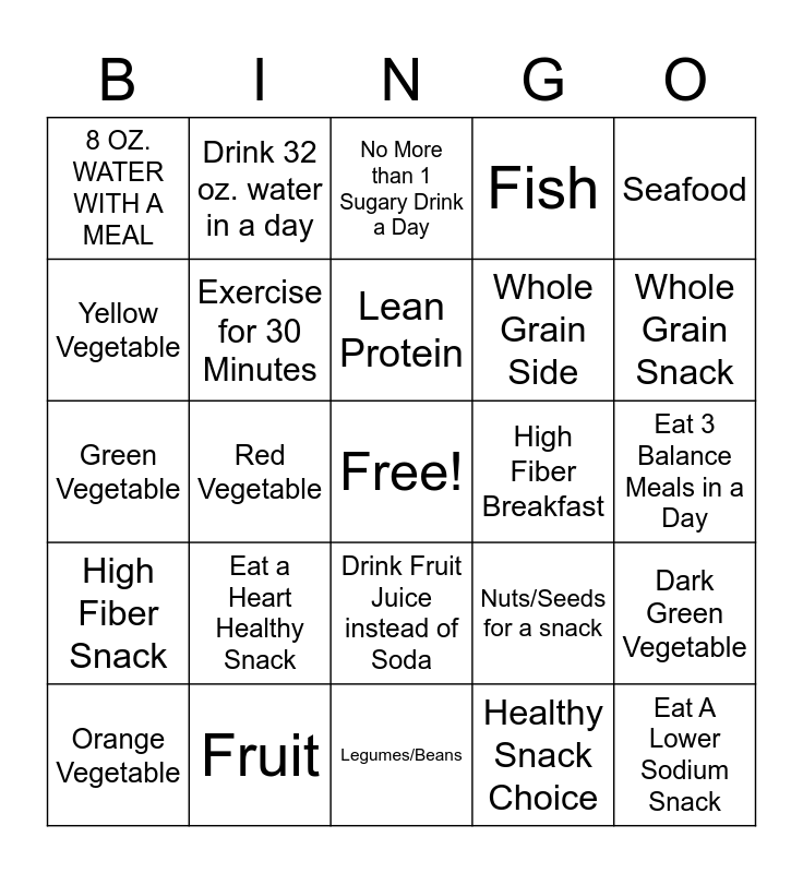 nutrition-bingo-card