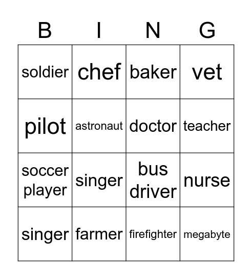 unit 5 Bingo Card