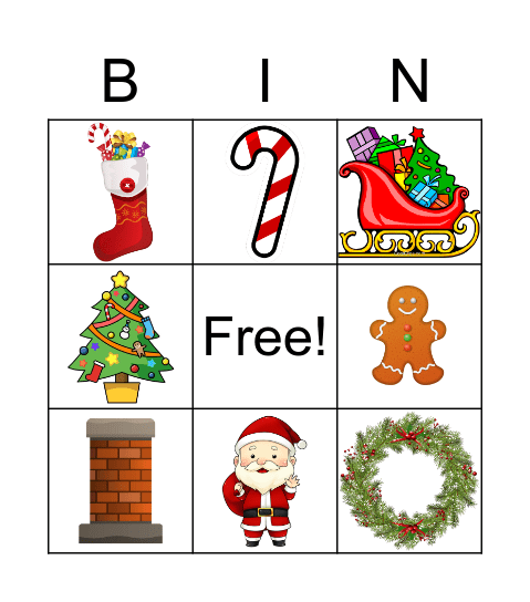 Christmas Bingo Card