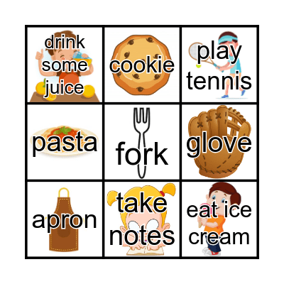 Adventurer 1 unit 5 Bingo Card