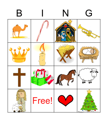 NATIVITY Bingo Card
