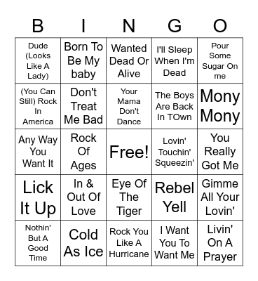 Buster Tubb's #3 Bingo Card
