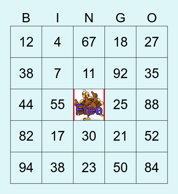 APEX Fall Bingo Tournament Bingo Card