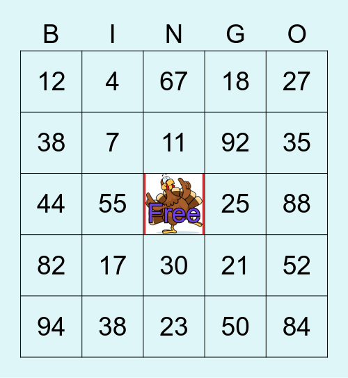 APEX Fall Bingo Tournament Bingo Card