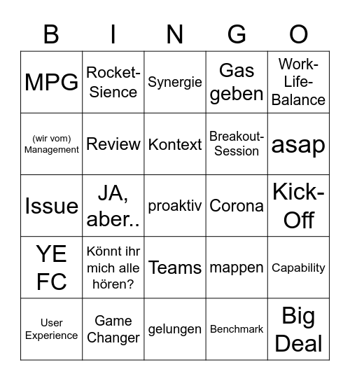 Health DAAAYY Bingo Card