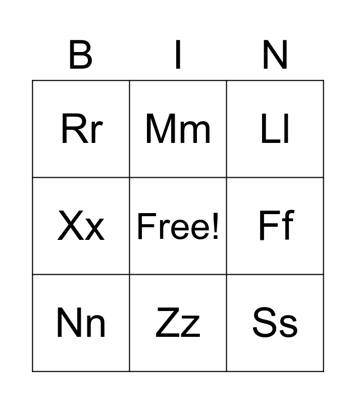 Cycle 2 week 3 Bingo Card