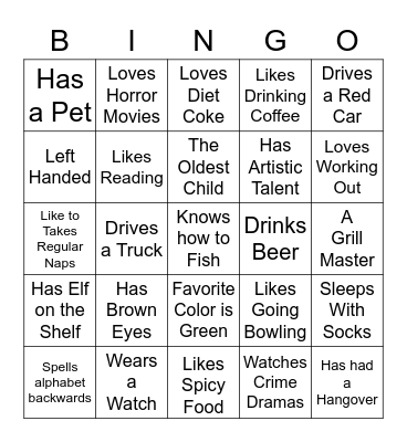 Rodan Builders Bingo Card