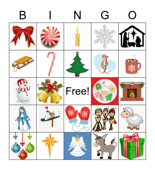 Christmas Bingo Card