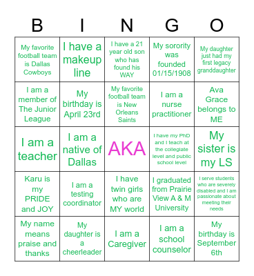 Superlative Pearls LS Bingo-11/17/2021 Bingo Card