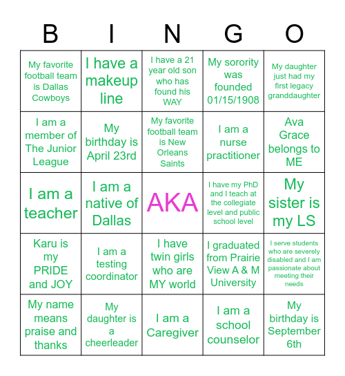 Superlative Pearls LS Bingo-11/17/2021 Bingo Card
