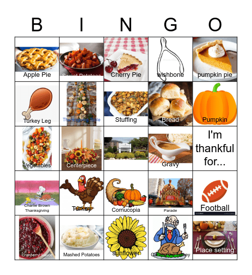 Thanksgiving Bingo!+ Bingo Card