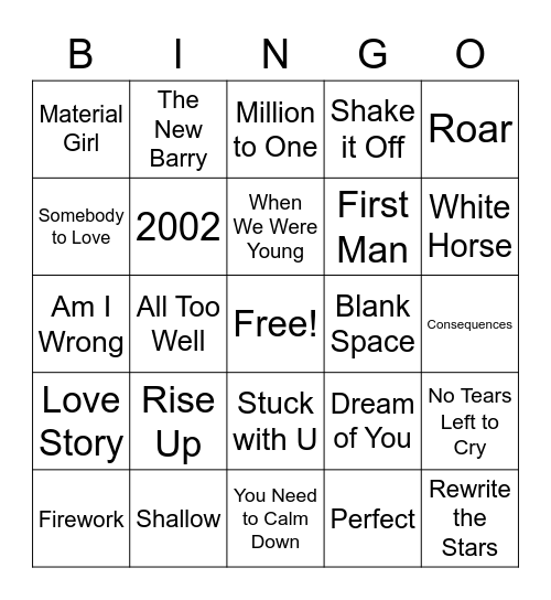 Happy Birthday Rylie! Bingo Card