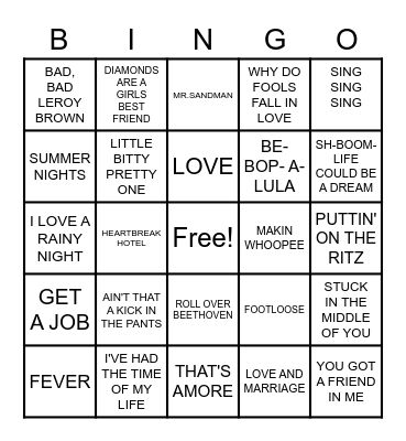 Bingo 13 Bingo Card