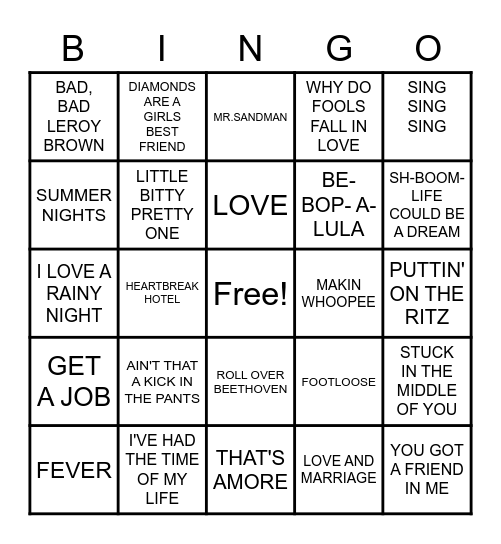 Bingo 13 Bingo Card