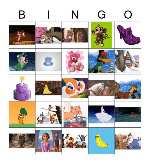 Colors & adjectives Bingo Card