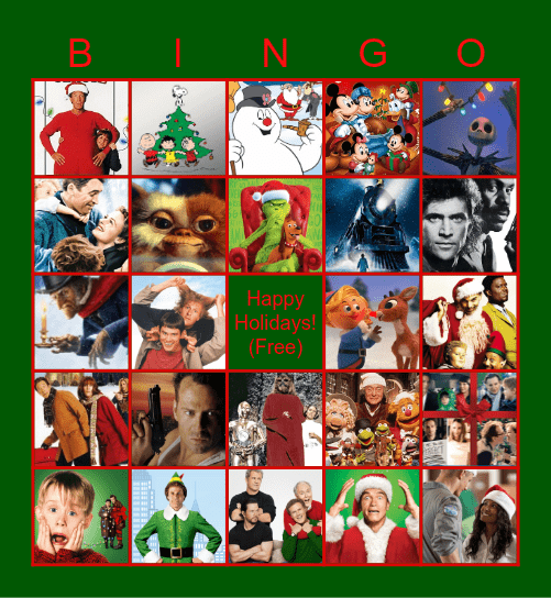 730 AMS Holiday Party Bingo Card