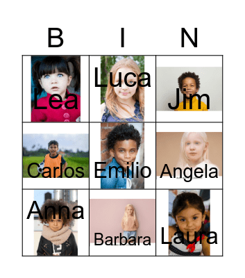 She has... Bingo Card