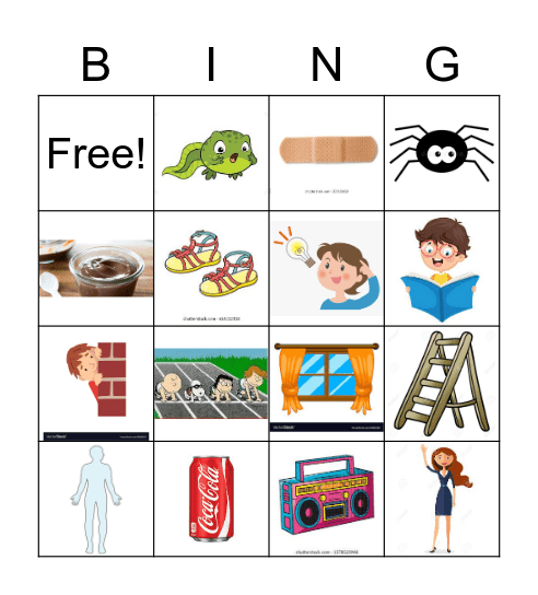 Medial D Bingo Card