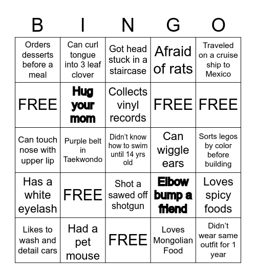 Meet Your Co-op Ohana Bingo Card