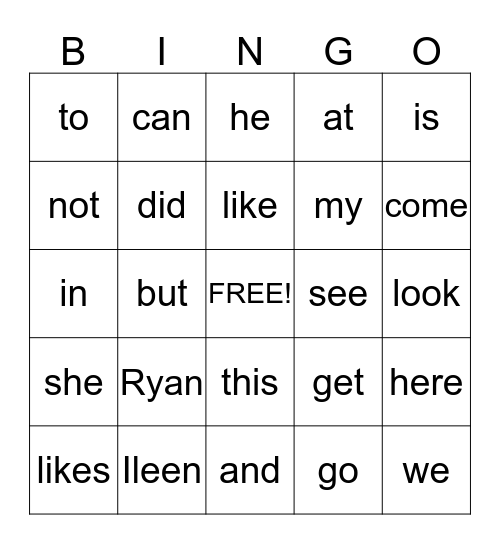 Last Day Party for Ileen and Ryan:) Bingo Card