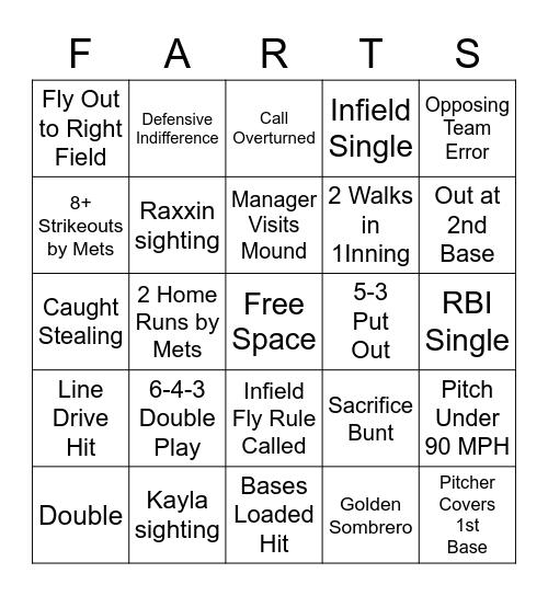 Centennial Bingo Card