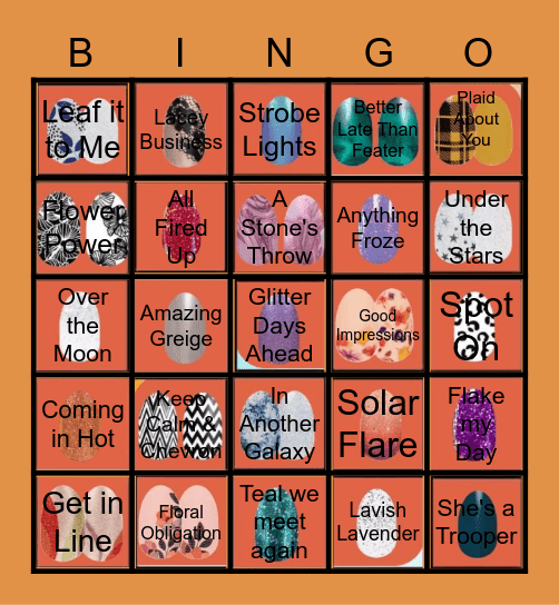 Color Street BINGO Card