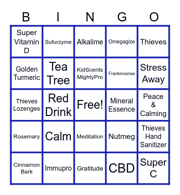 Winter Wellness Bingo Card