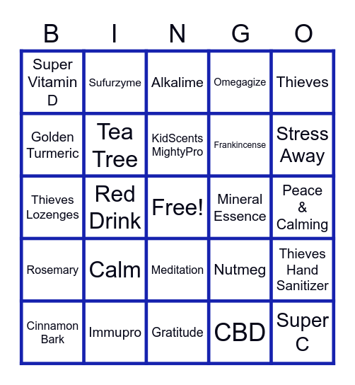 Winter Wellness Bingo Card