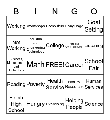 OACAC VOICE Bingo Card