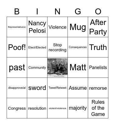 HMASDC Nov. 19, 2021 Bingo Card