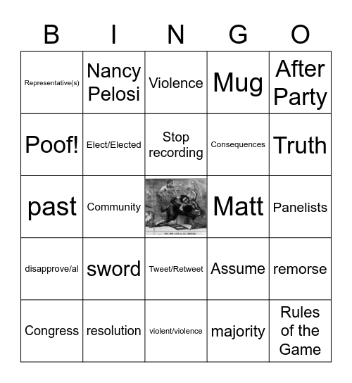HMASDC Nov. 19, 2021 Bingo Card