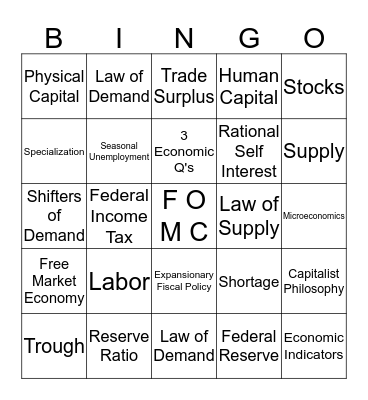 Marketing Final #3 Bingo Card