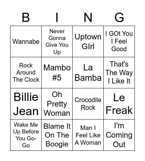 Buster Tubbs Cover All Bingo Card