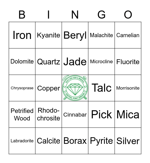 ROCKHOUND Bingo Card