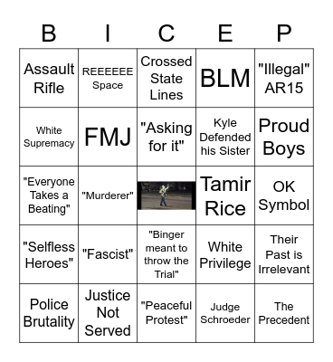 Kenosha Hat trick: Episode 3 - REEEEEEEEE Bingo Card