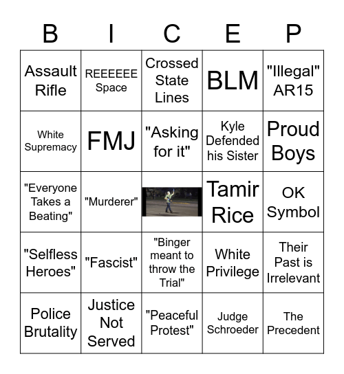 Kenosha Hat trick: Episode 3 - REEEEEEEEE Bingo Card