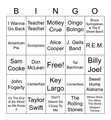 Seth's 50th Birthday part 2 Bingo Card