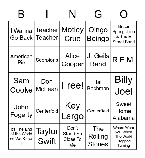 Seth's 50th Birthday part 2 Bingo Card