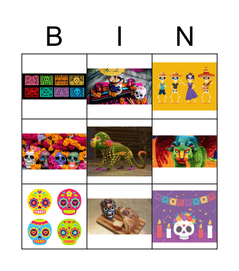 EL DÍA DE LOS MUETOS Bingo Card