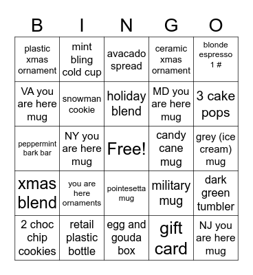 MERCH BINGO Card