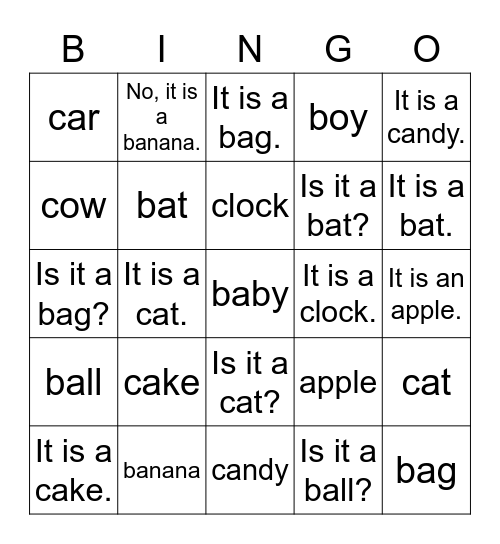 Starter A Revision ABC Bingo Card