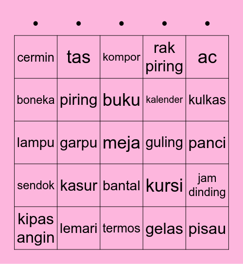 🐧💨 Bingo Card