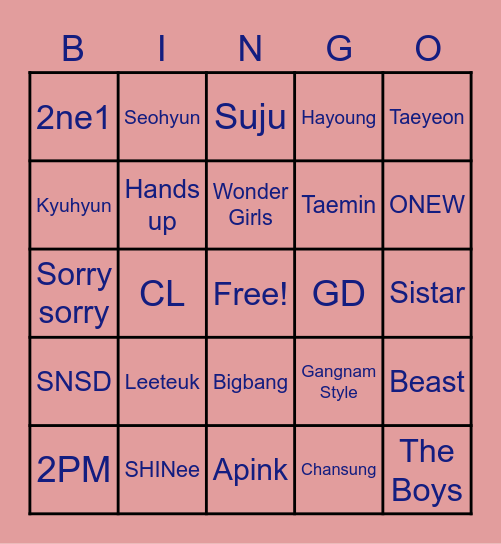 Kahfi Bingo Card