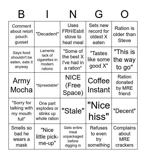 Steve1989 Bingo Card