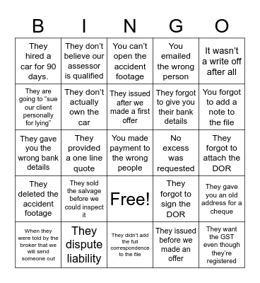 Make my job harder Bingo Card