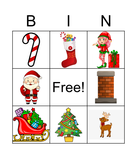 Christmas Bingo Card