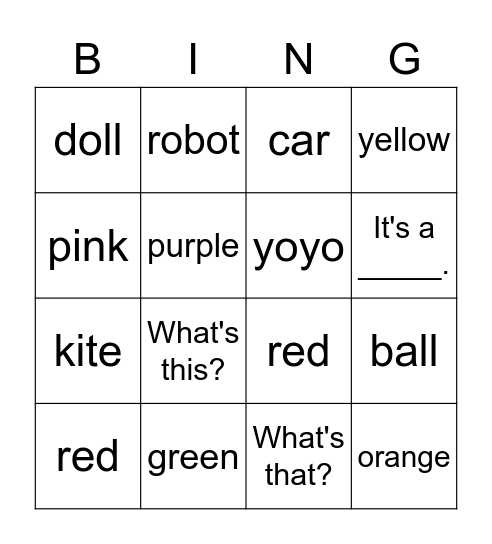 3rd Grade Unit 3 and Unit 4 Review Bingo Card
