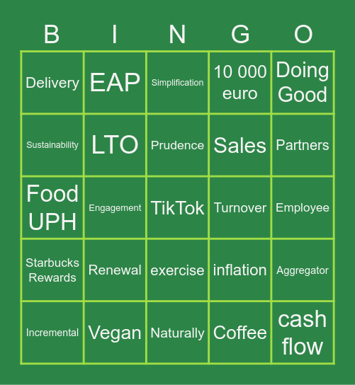 IDM 2021 Bingo Card