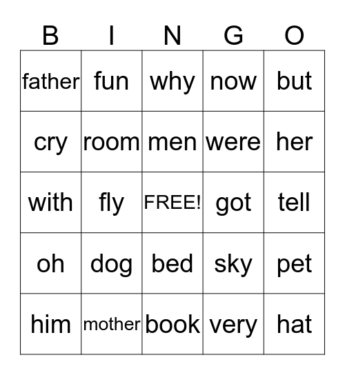Bingo #4 Bingo Card