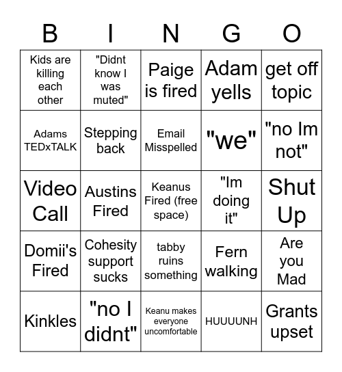 Patient Shield Bingo Card